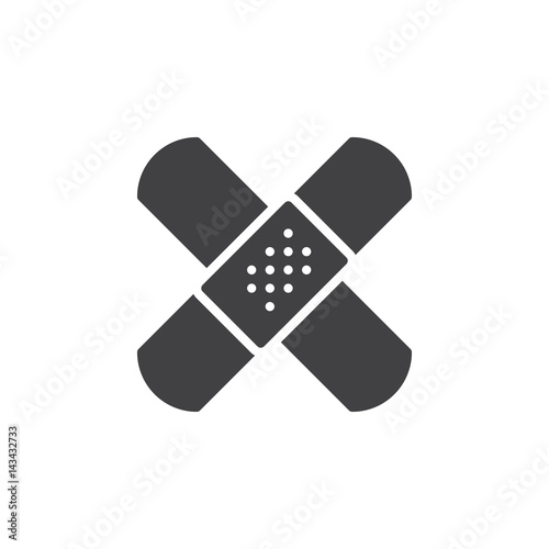 Band Aid Adhesive Bandage Icon Vector Filled Flat Sign Solid Pictogram Isolated On White Symbol Logo Illustration Pixel Perfect Buy This Stock Vector And Explore Similar Vectors At Adobe Stock