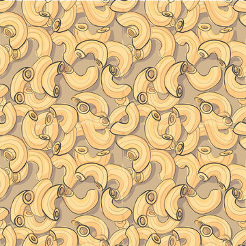Seamless color pattern in the form of pasta.