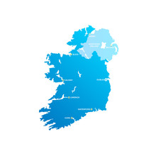 Ireland Cities Map