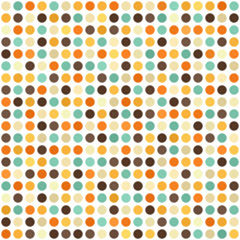 Polka Dot Pattern. Seamless Vector Retro Background