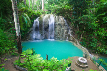 waterfall of island of Siquijor. Philippines