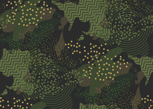 Camouflage Seamless Pattern.