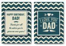 Dad Birthday Card With Words Of Love