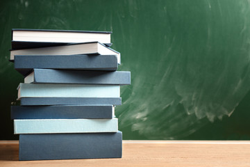 Sticker - Books on chalkboard background