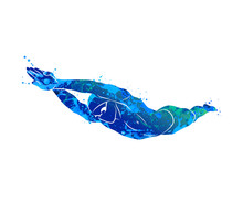 Swimming Logo Sport