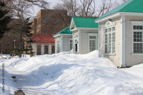 冬の北海道大学の可愛い建物 Stock Photo Adobe Stock