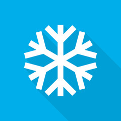 Canvas Print - snowflake icon. vector illustration.