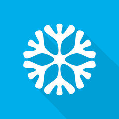 Canvas Print - snowflake icon. vector illustration.