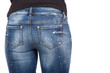 © dechevm - Close up of sexy woman wearing blue jeans. Fit female butt in blue jeans
