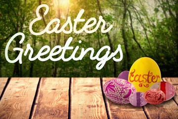 Poster - Composite image of easter greeting