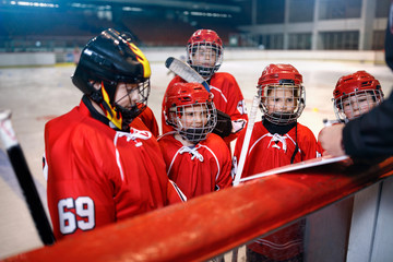 Wall Mural - Formation strategy in hockey matches.