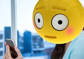 Poster - something go wrong emoji face
