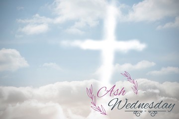 Poster - Composite image of easter message