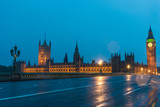 Fototapeta Londyn - big ben night view (빅벤야경)