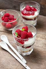 Sticker - Cheesecake with raspberries