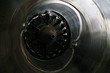 © dvs71 - Turbine Engine Profile. Aviation Technologies. Aircraft jet engine detail in the exposition.