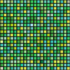 Leinwandbilder - abstract geometric seamless pattern of color blocks