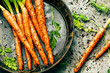 Karotten und Spargel