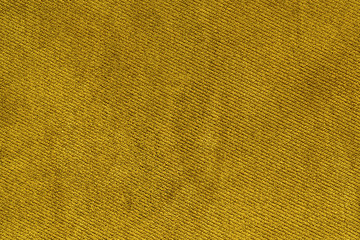 Yellow gold fabric woven texture macro background