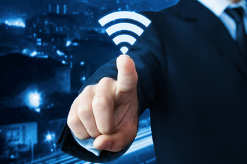 Canvas Print - wi-fi icon