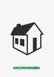 3D house icon, Vector