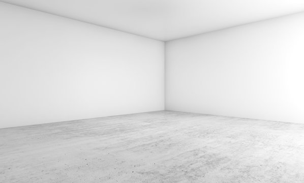 empty architecture design. 3d illustration