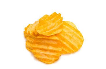 Canvas Print - Wavy potato chips