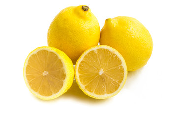 Wall Mural - Yellow Lemon into a basket. Sicilians Lime