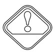 © djvstock - Attention advert sign icon vector illustration graphic design