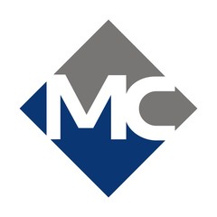 Wall Mural - letter m and c logo vector.