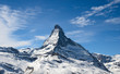 Matterhorn peak in Zermatt, Switzerland