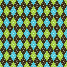 Seamless Argyle Pattern Background. Grey And White Pattern. Black, Blue And Lime Green Pattern.