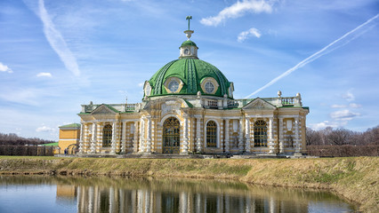 Wall Mural - The Grotto in the residence of Sheremetevs Kuskovo on a spring sunny day. Moscow, Russia.