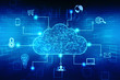© blackboard - 2d rendering Cloud computing, Cloud Computing Concept