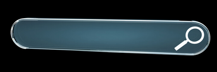 Wall Mural - digital web address search bar 3d rendering