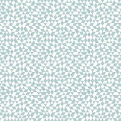  Geometric vector pattern with blue and white triangles. Geometric modern ornament. Seamless abstract background