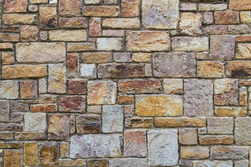 Orange rough bricks texture