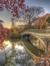 Bow Bridge Central Park Autumn