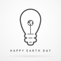 Wall Mural - Vector Earth Day, Eco Day Illustration