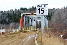 Maximum Weight Restriction On A Country Bridge