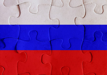 Russian Federation flag puzzle