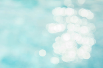 Wall Mural - abstract green blue blur backgruond , wallpaper blue wave with sunlight bokeh texture background