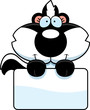 © corythoman - Cartoon Skunk Sign
