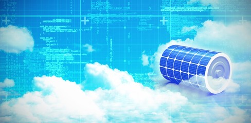 Poster - Digital composite of 3d solar panel
