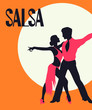 Salsa dancers card