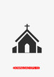 Church icon, Vector