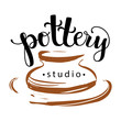 Pottery studio logo