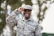 © WavebreakMediaMicro - Portrait of happy military soldier
