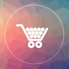 Wall Mural - Shopping cart icon