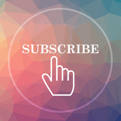 Wall Mural - Subscribe icon